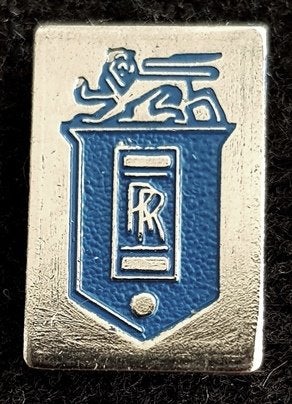 Rolls Royce speld- blauw gelakt, Verzenden, Transport, Speldje of Pin
