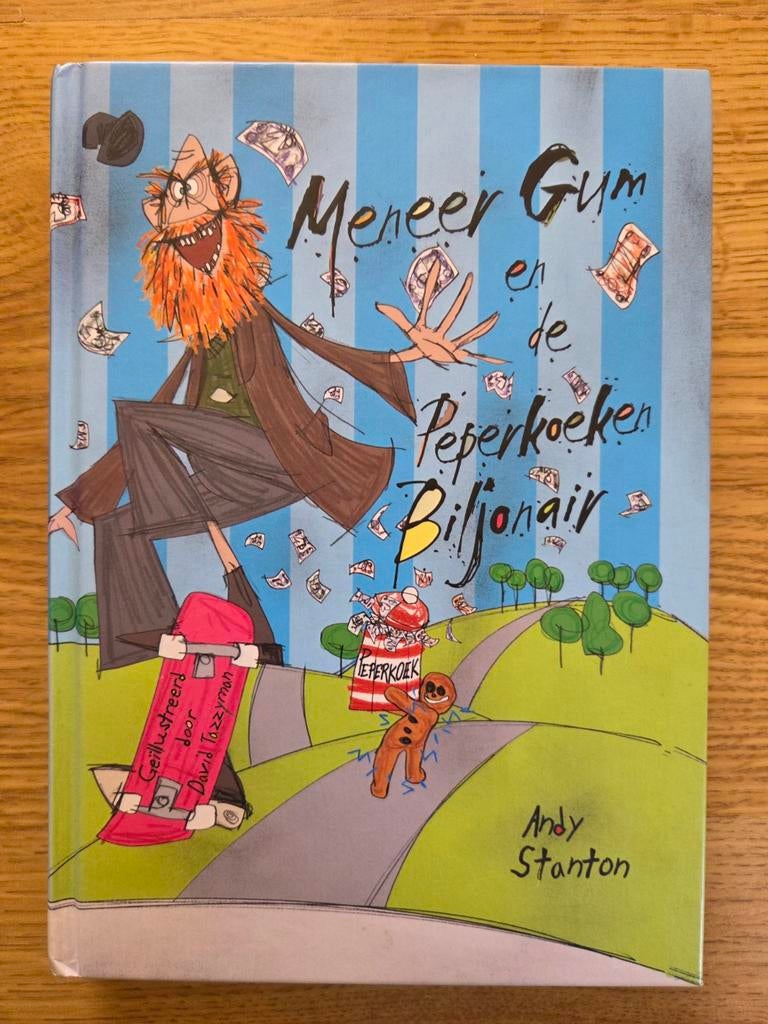 Andy Stanton - Meneer Gum en de Peperkoeken Biljonair, Gelezen, Fictie algemeen, Ophalen of Verzenden, Andy Stanton