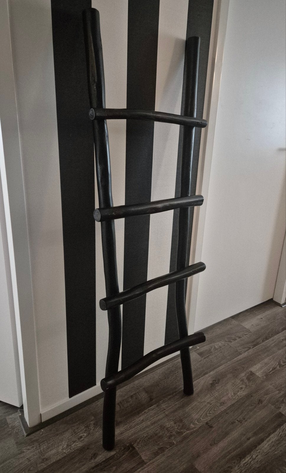 Boomstam decoratieladder, Ophalen, Zo goed als nieuw, Hout