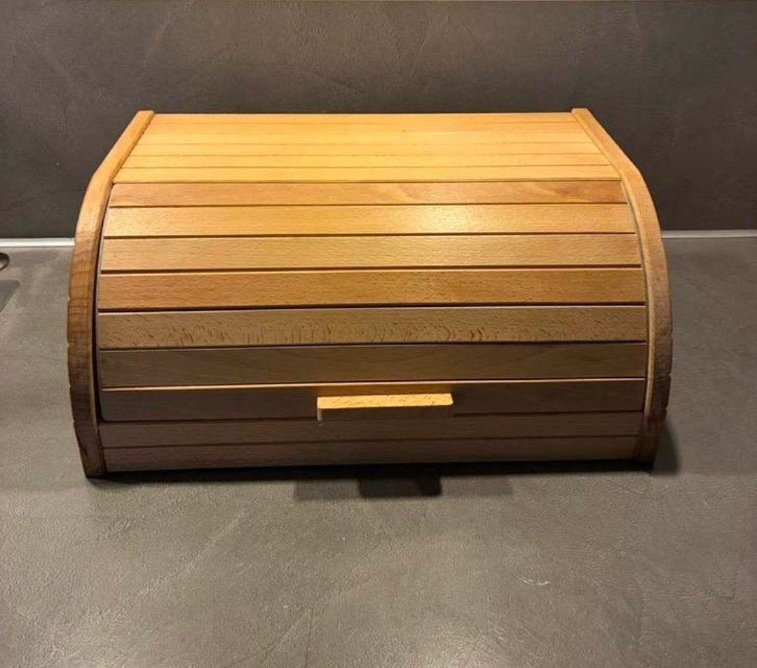 Houten broodtrommel IKEA 🍃, Gebruikt, Hout, IKEA, Ophalen of Verzenden