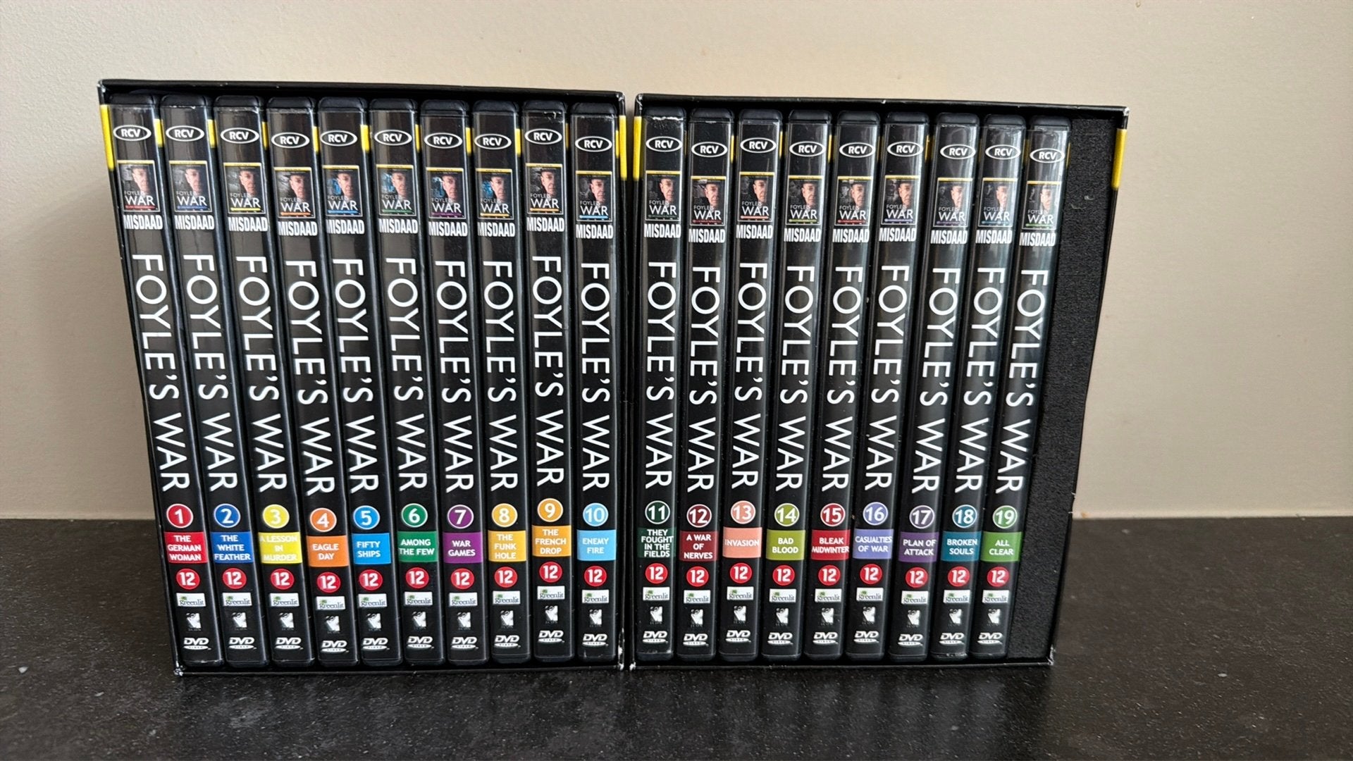 Foyle’s war complete serie dvd boxset 1-19, Engels, Nederlands, Ophalen of Verzenden, Zo goed als nieuw
