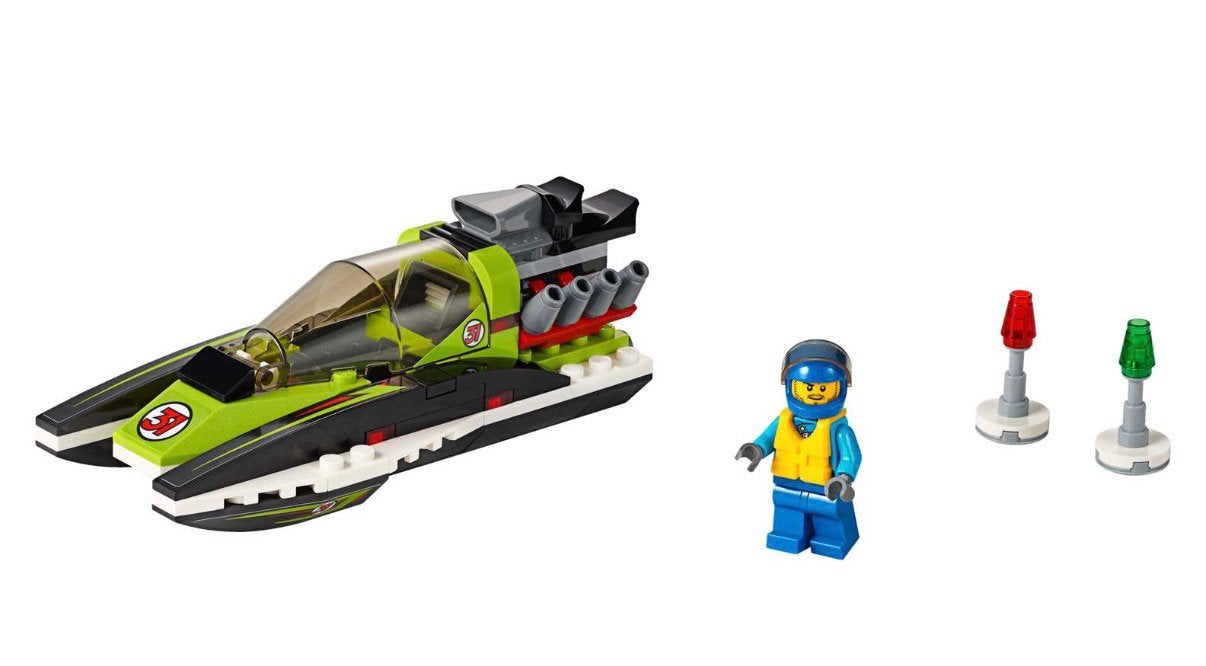 Lego 60114 ~ City - Raceboot, Lego, Ophalen of Verzenden, Complete set, City