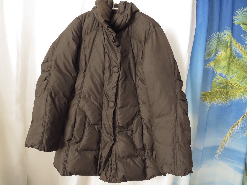 grijze/brons echte dons en veren jas mt 38 Betty barclay, Kleding | Dames, Maat 38/40 (M), Betty Barclay, Ophalen of Verzenden
