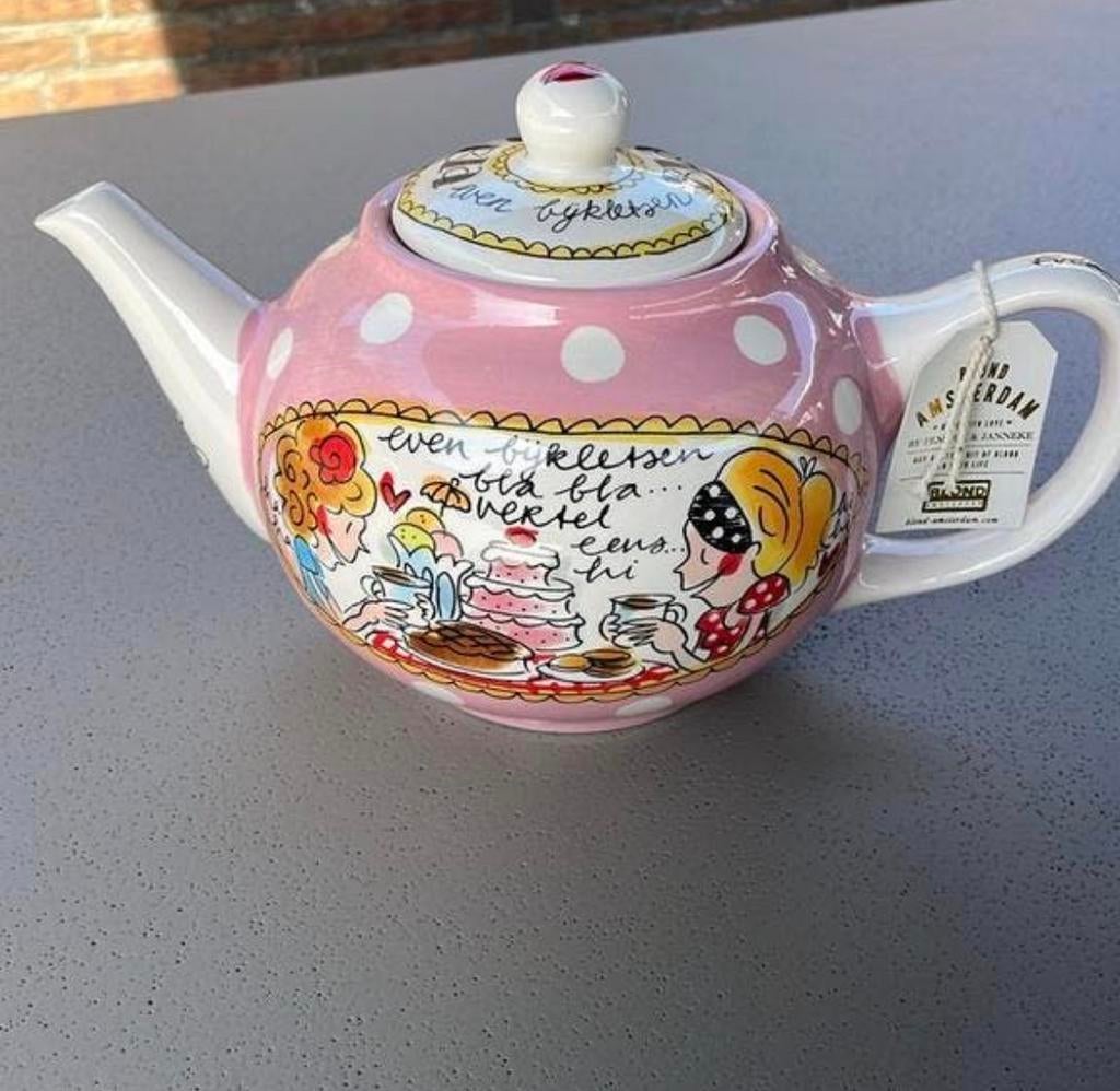 Blond Amsterdam theepot, Ophalen, Zo goed als nieuw, Aardewerk, Overige typen