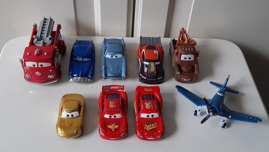 Set metalen Cars, Kinderen en Baby's, Speelgoed | Speelgoedvoertuigen, Ophalen of Verzenden, Zo goed als nieuw