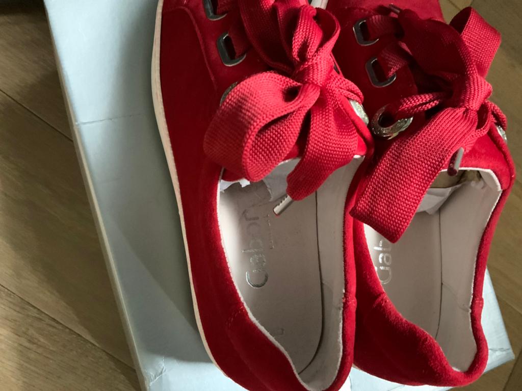 Gabor sneakers NIEUW, maat 38, kleur ROOD, Nieuw, Ophalen of Verzenden, Sneakers of Gympen, Rood