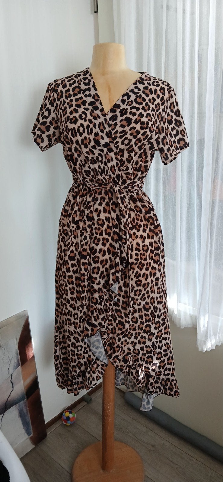 print jurk mt 38 merk venessa nucci, Maat 38/40 (M), Overige kleuren, Verzenden, Nieuw
