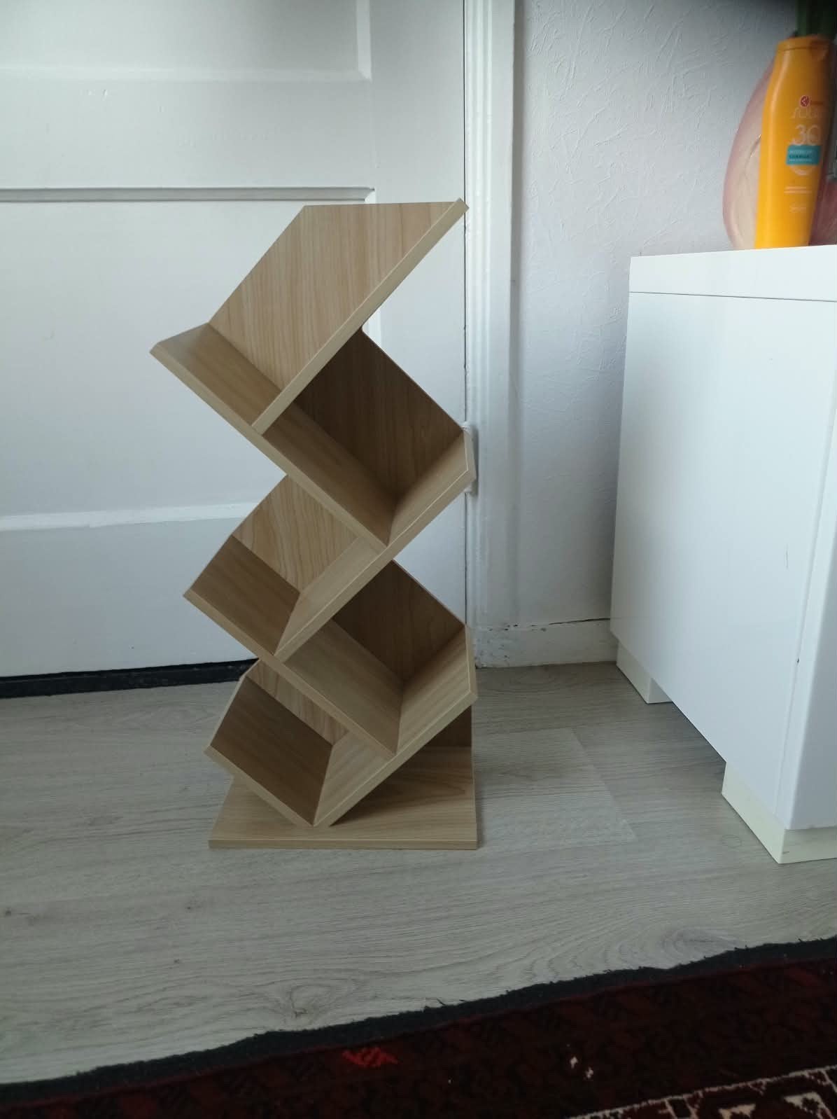 Boom Boekenplank Sonoma - 5 Planken Vloerstaand Opbergrek, Met plank(en), Minder dan 50 cm, Gebruikt, 100 tot 150 cm