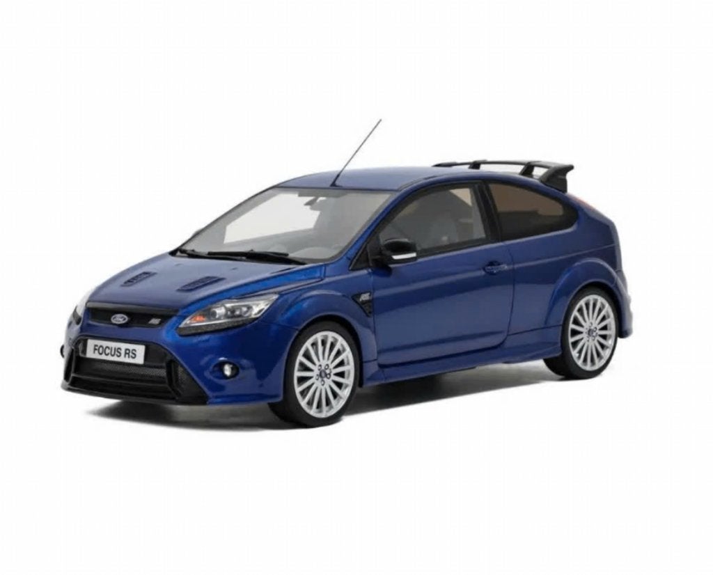 Ford Focus RS MK2 2009 blauw schaal 1/18 OTTO MOBILE OT1067, Verzenden, Nieuw, Auto, OttOMobile