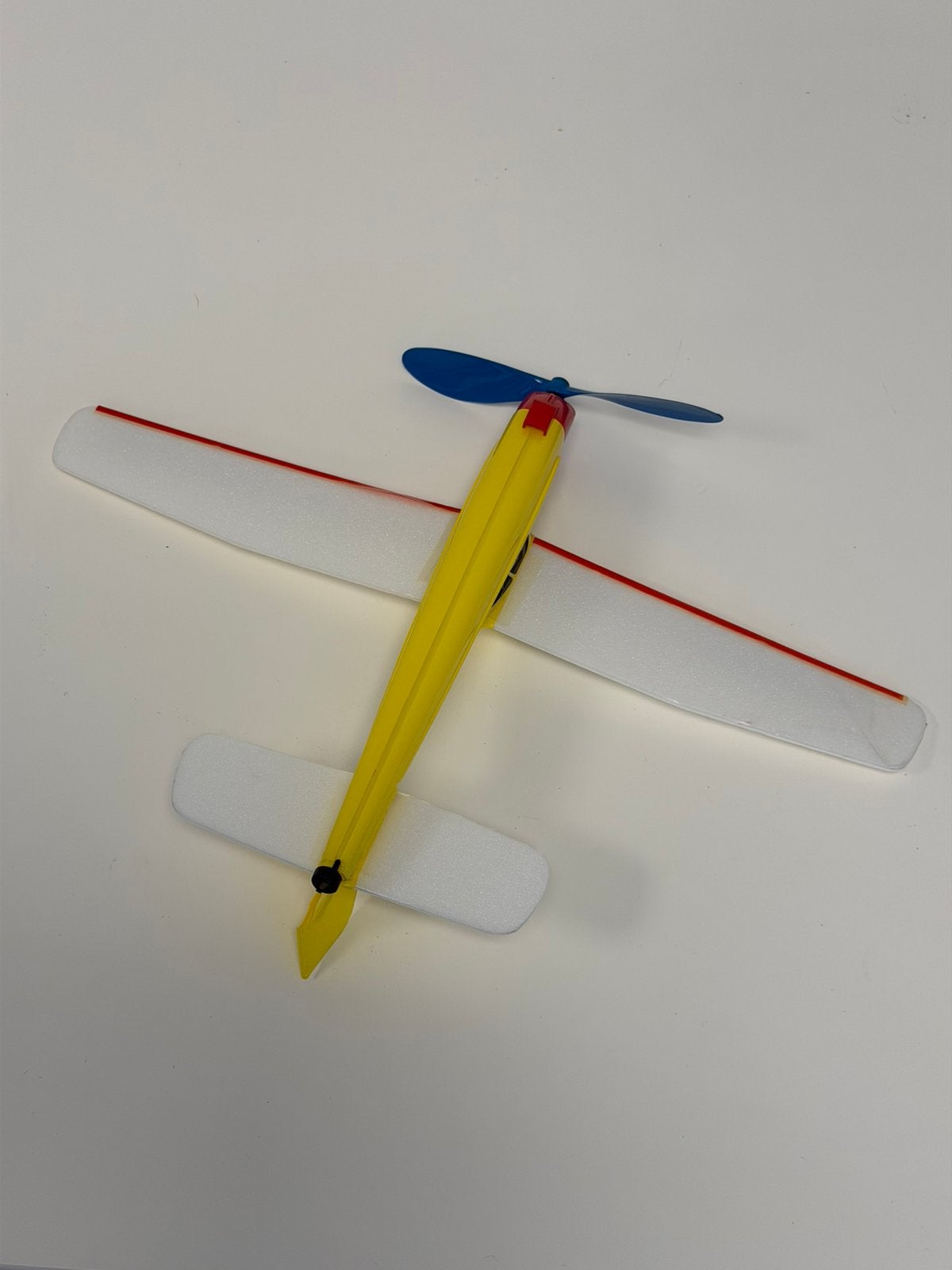 Vintage Funny RZ-28 schuim Foam Speelgoedvliegtuig Propeller, P, P, P, Ophalen of Verzenden