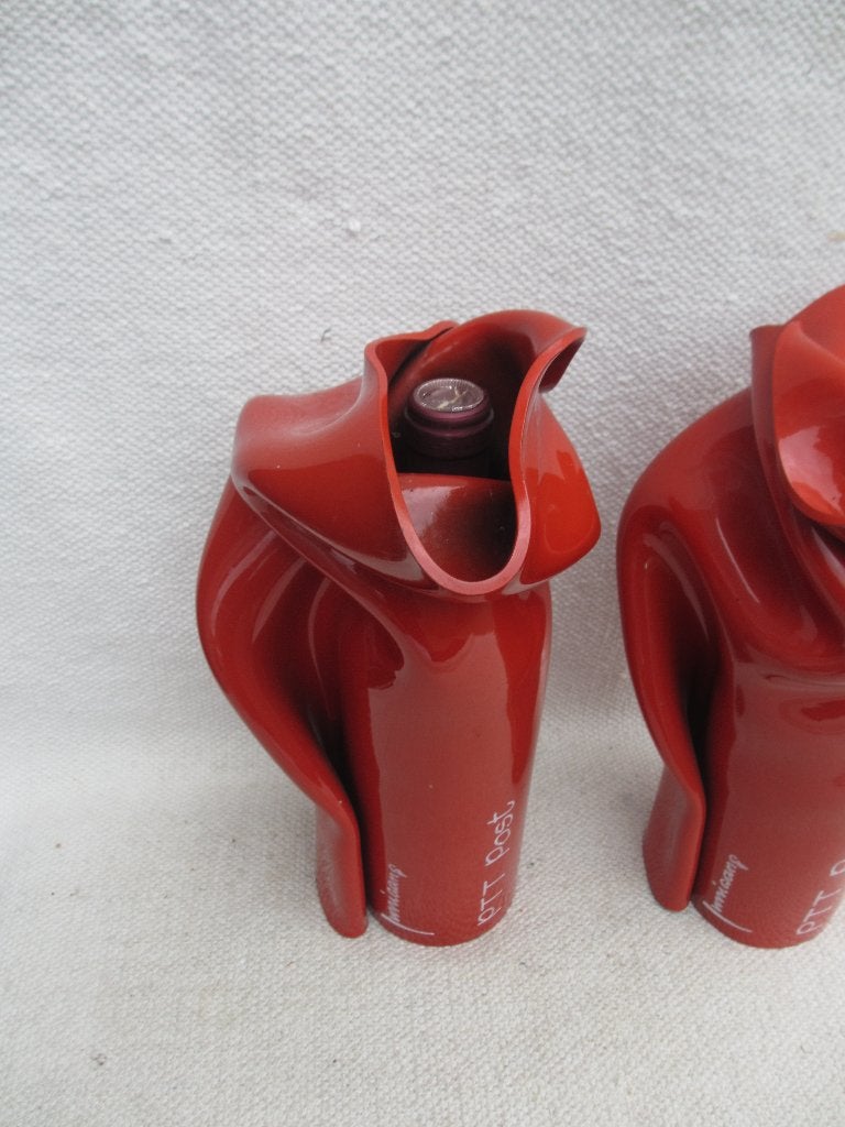 2 stuks Henk Jurriaans, object/vaas, gesigneerd jaren 80, Ophalen of Verzenden