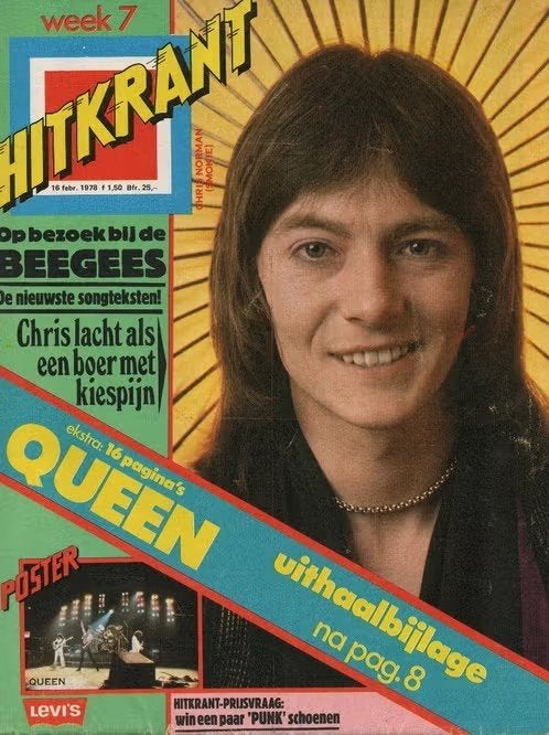 Hitkrant Queen Beegees Golden Earring Beatles 1978., Ophalen of Verzenden, Zo goed als nieuw