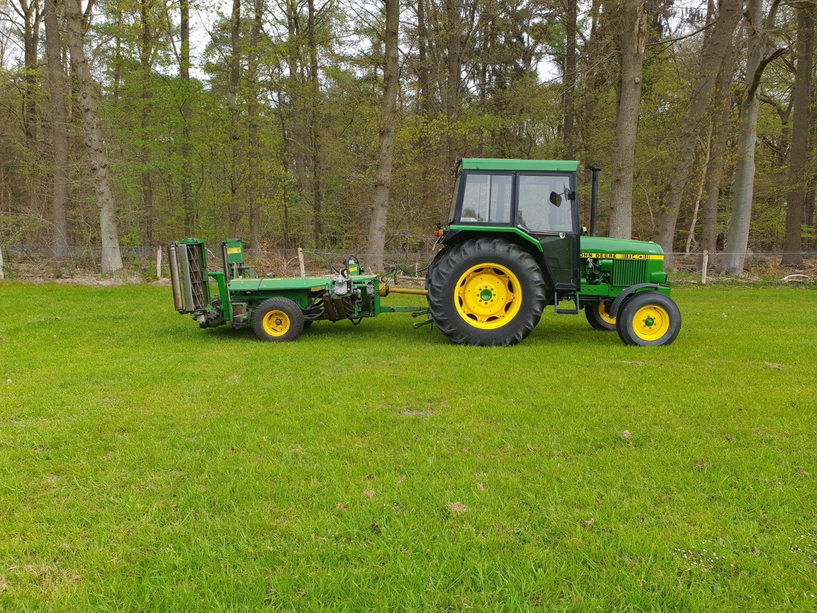 John Deere 365 vijfdelige getrokken kooimaaier – 3,65 meter, Ophalen, Zo goed als nieuw, Tractor en Landbouw