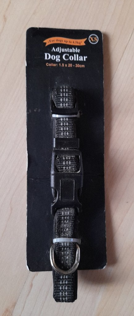 NIEUW HALSBAND VOOR HONDEN XS BREEDTE 1,5 cm x 20-30 cm, Ophalen of Verzenden, Nieuw