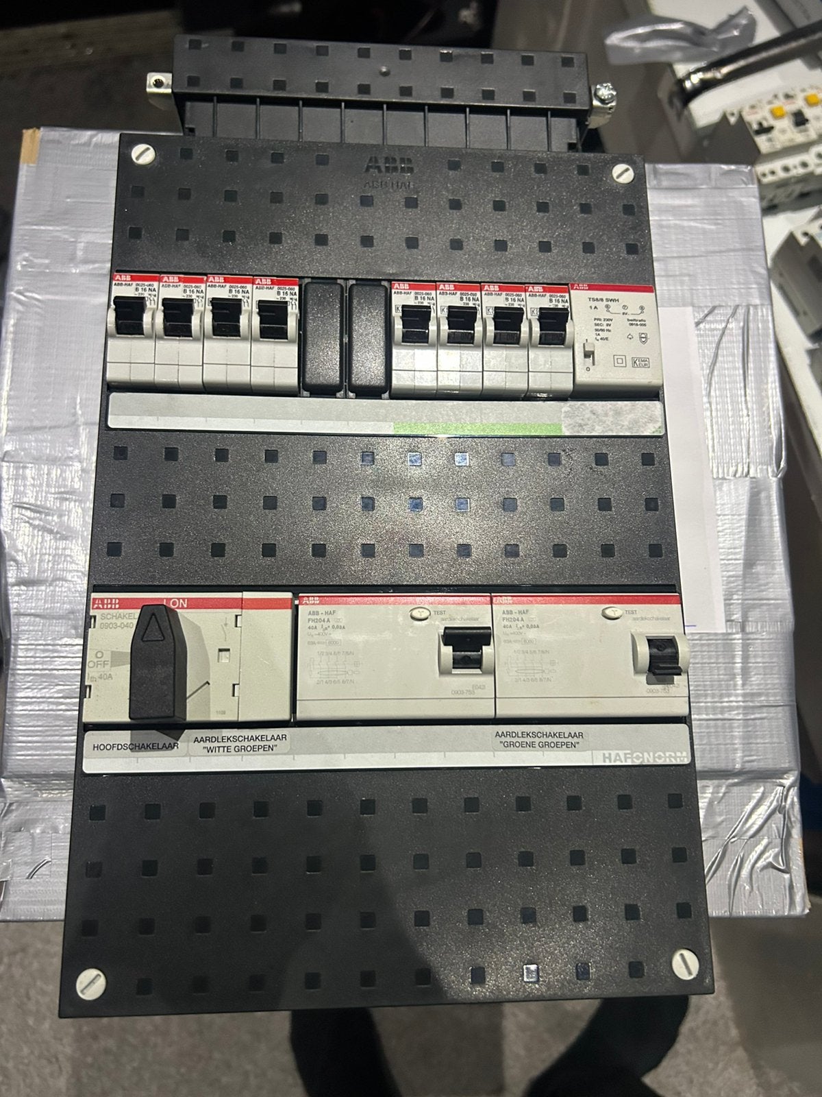 Abb groepenkast 3 fase, Doe-het-zelf en Verbouw, Elektra en Kabels, Ophalen of Verzenden, Gebruikt, Overige typen