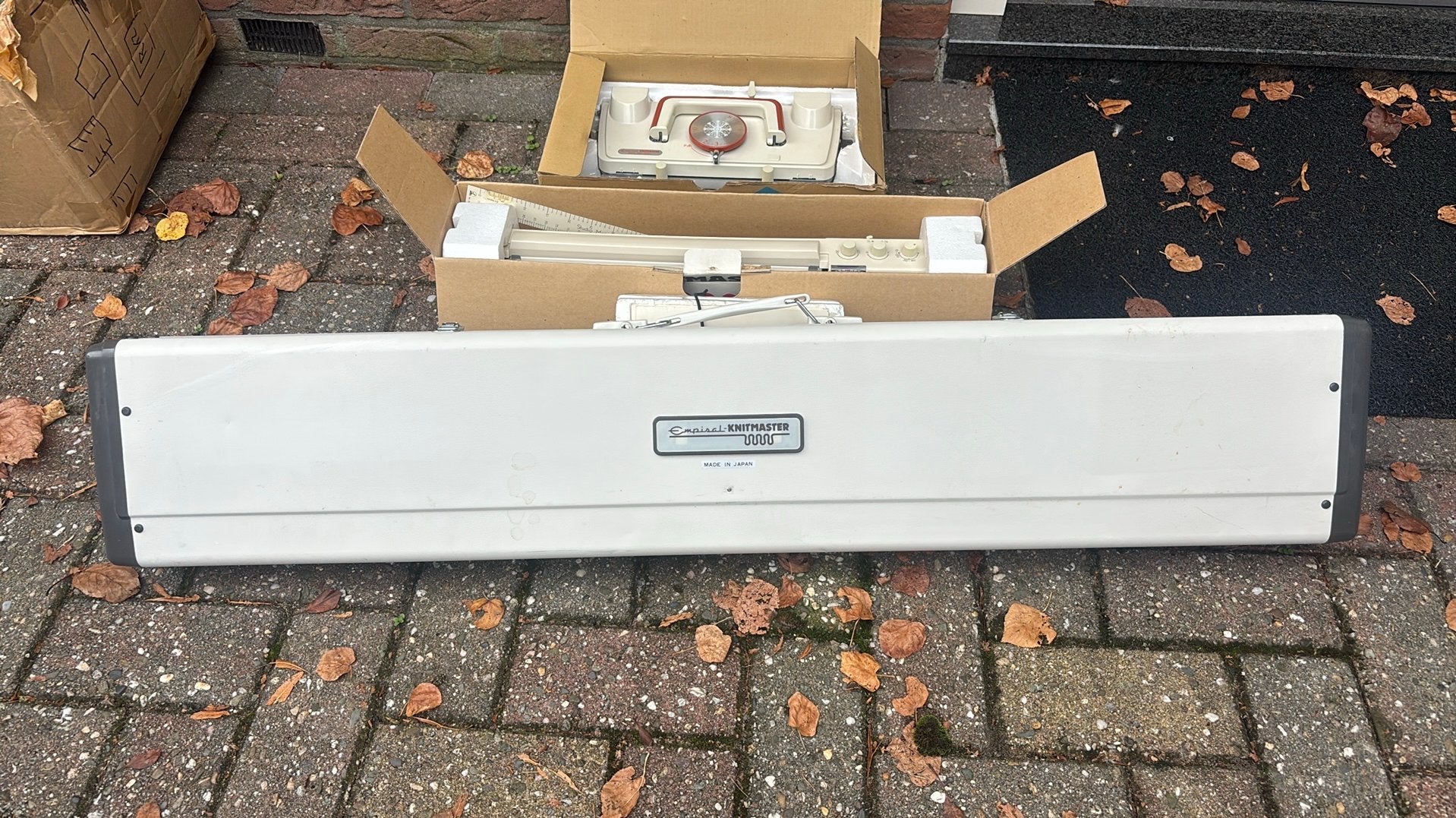 Empisal Knitmaster breimachine, incl toebehoren, Ophalen, Zo goed als nieuw, Toebehoren, Overige merken