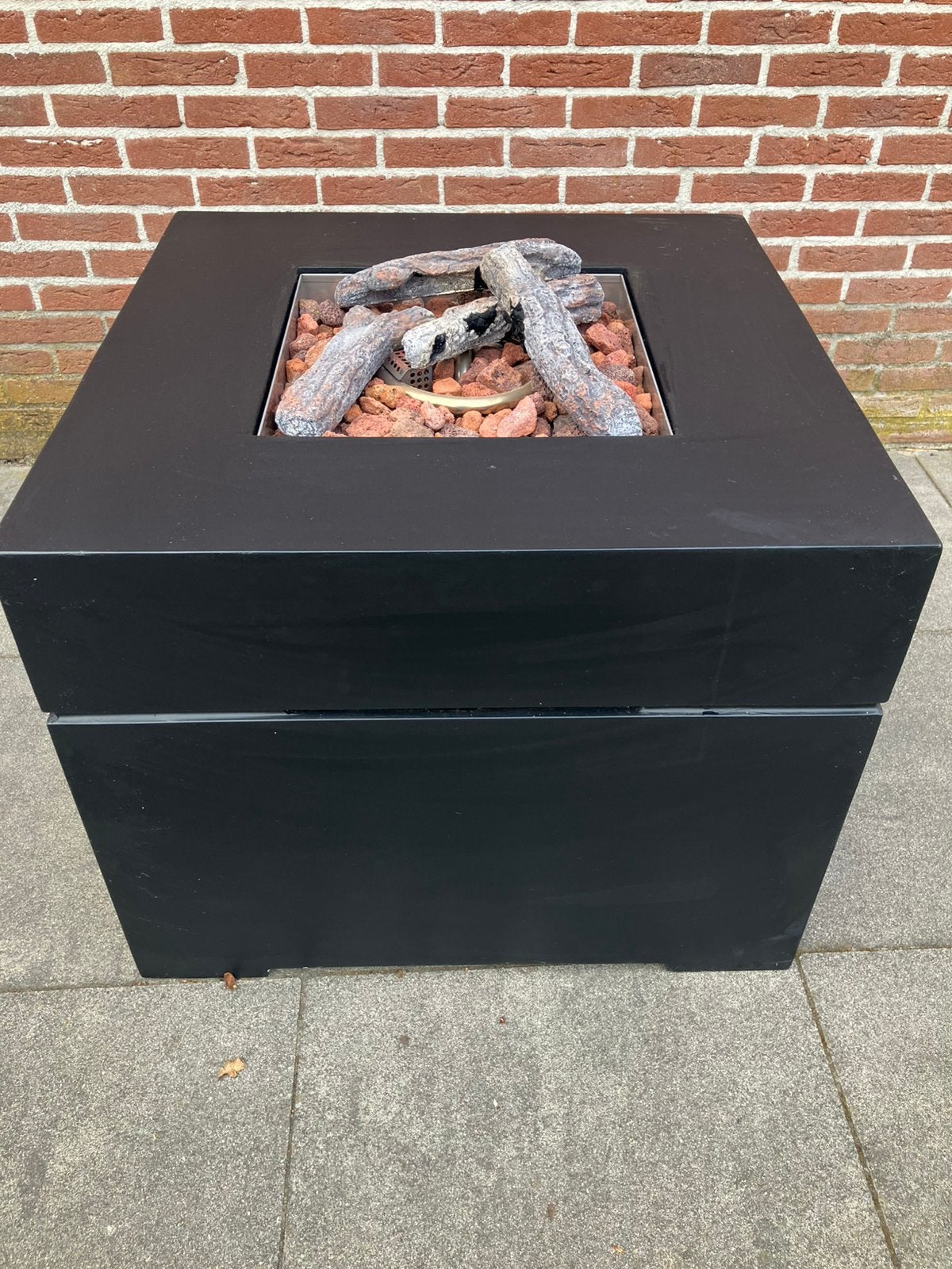 Vuurtafel 78x78x64cm, Tuin en Terras, Ophalen, Gebruikt