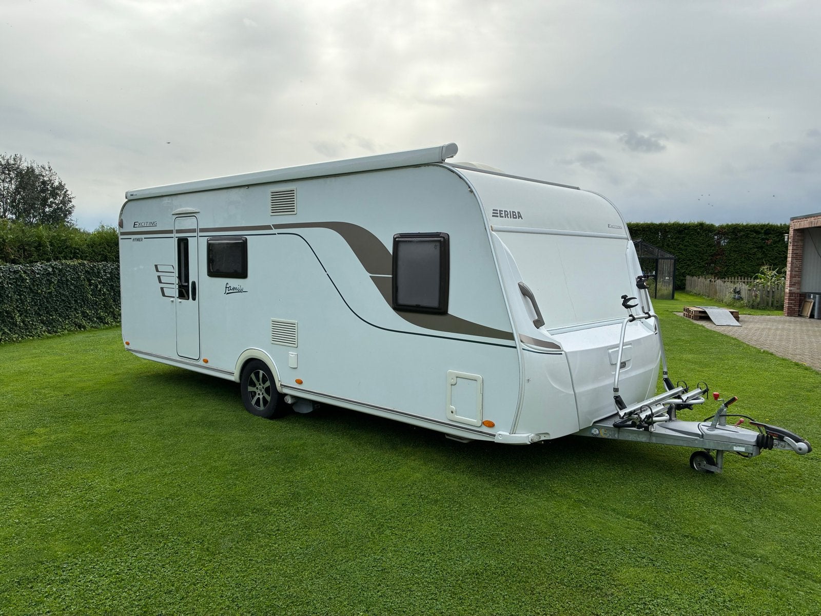 Eriba Exciting 560 Family - Stapelbed, Mover, Luifel, Caravans en Kamperen, Stapelbed, Rondzit, Particulier, Luifel