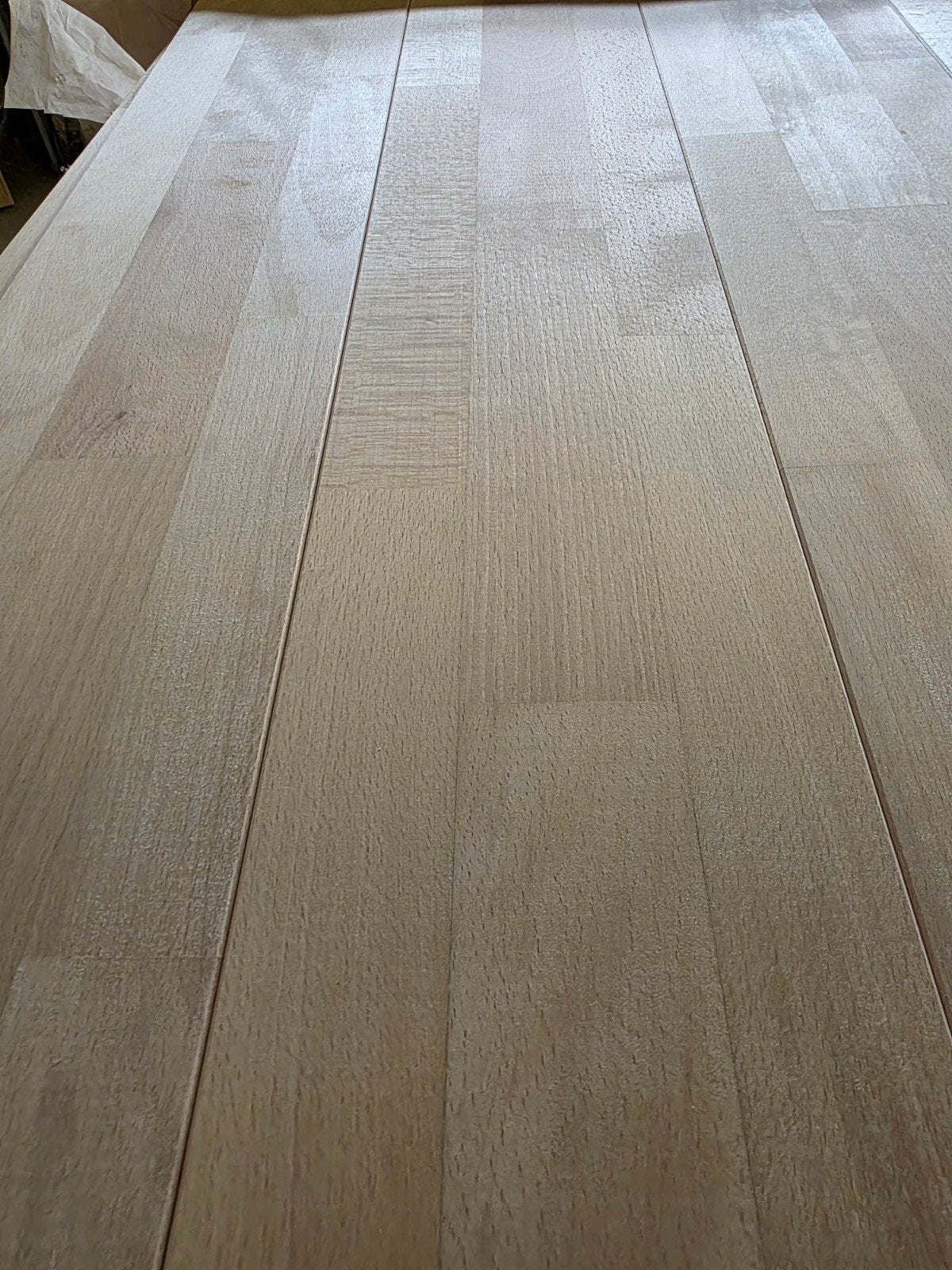 40M2 beuken duo-parket vloerdelen #VERNIEUWD#, Parket, Gebruikt, 50 tot 150 cm, Ophalen of Verzenden