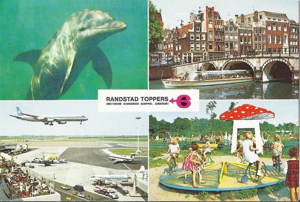 Sus 558 ansichtkaart amsterdam - zandvoort bennebroek, Ophalen of Verzenden, 1980 tot heden, Ongelopen, Noord-Holland