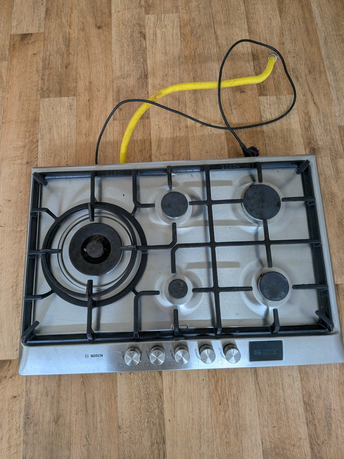 Bosch inbouw 5 pits gaskookplaat, Ophalen of Verzenden, Inbouw, Gas, 5 kookzones of meer