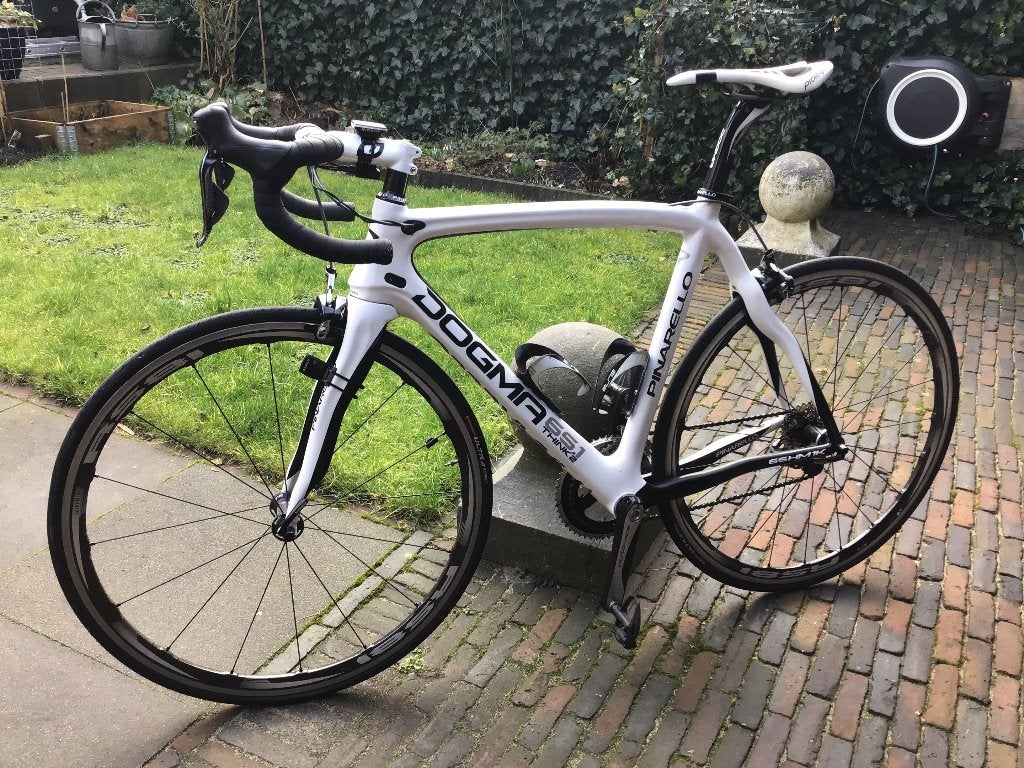Race fiets pinarello, Zo goed als nieuw, 15 tot 20 versnellingen, 53 tot 57 cm, Ophalen
