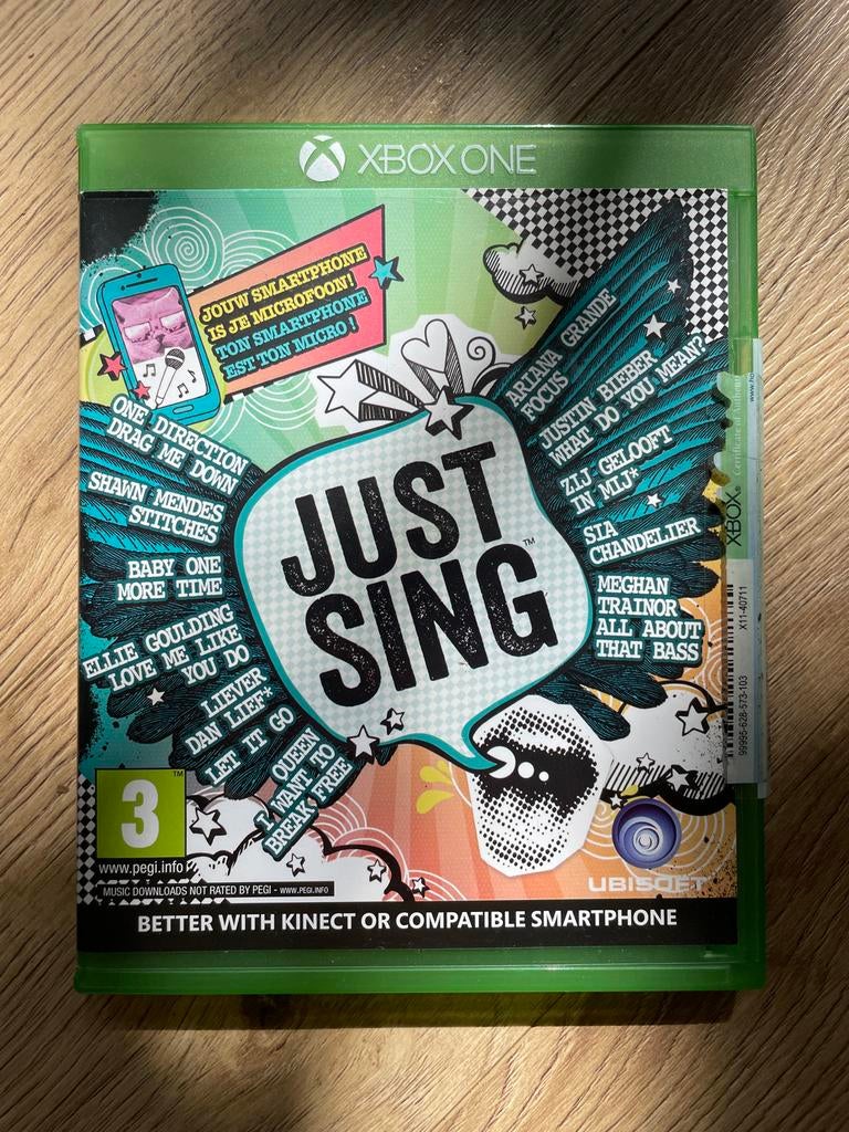 Just Sing Xbox One - Karaoke Game met Smartphone Support, Muziek, Eén computer, Ophalen of Verzenden, Zo goed als nieuw