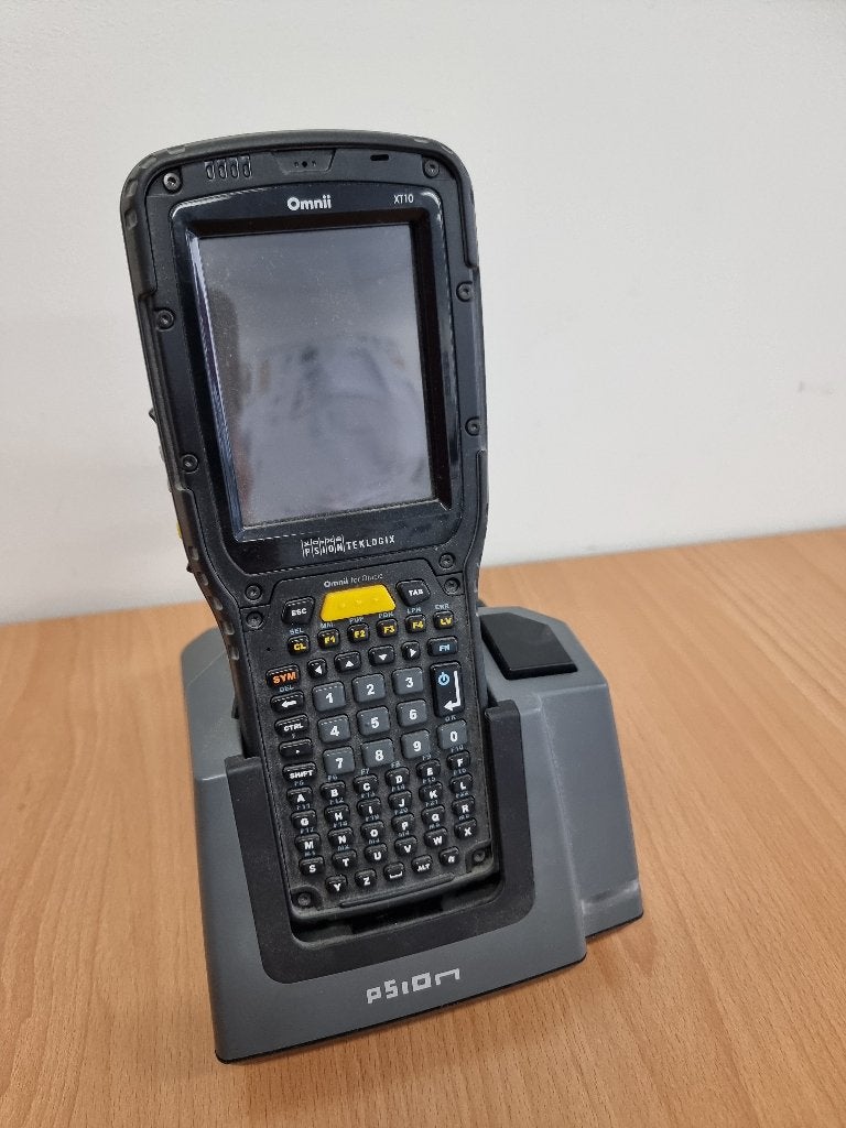 Psion Omnii XT10 Handscanner met Docking Station, Computers en Software, Gebruikt, Ophalen of Verzenden, Barcodescanner, Overige
