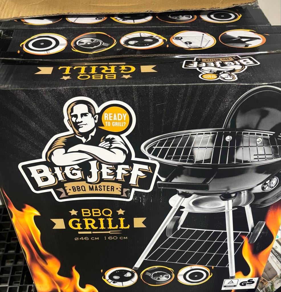 Big Jeff BBQ Master Barbecue op wielen - Nieuw Nieuw, Ophalen, Nieuw