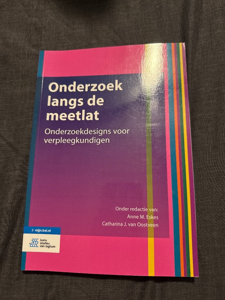 Onderzoek langs de meetlat, Zo goed als nieuw, Bohn Stafleu van Loghum, Beta, HBO