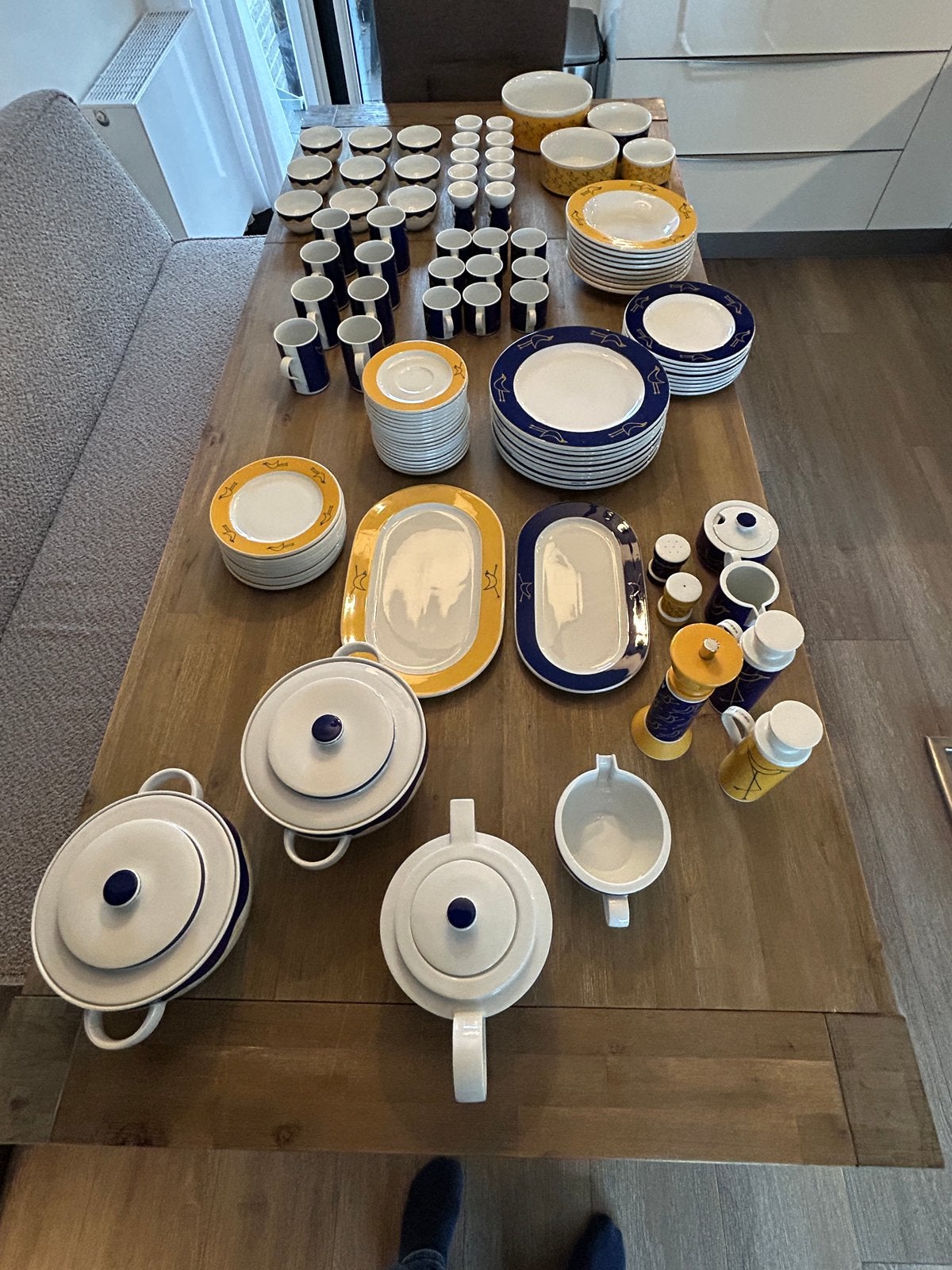 Arzberg Cult servies Flying Object (107 delig), Ophalen, Gebruikt, Overige merken, Overige materialen