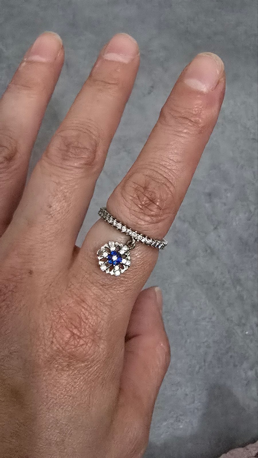 Zilver ring, Ophalen, 17 tot 18, Dame, Zilver