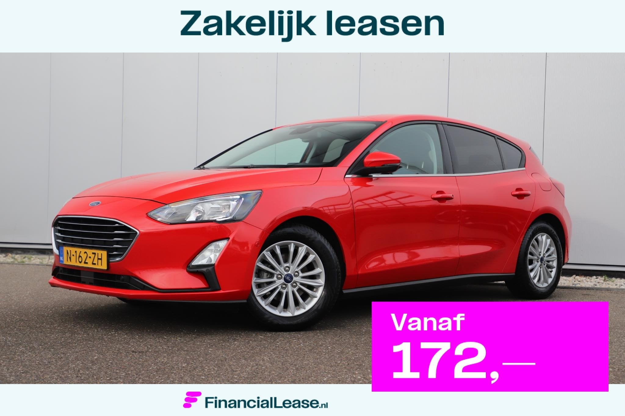 Ford Focus 1.0 EcoBoost Titanium X Business 125PK Virtual Co, Gebruikt, Met garantie (alle), Origineel Nederlands, Bedrijf