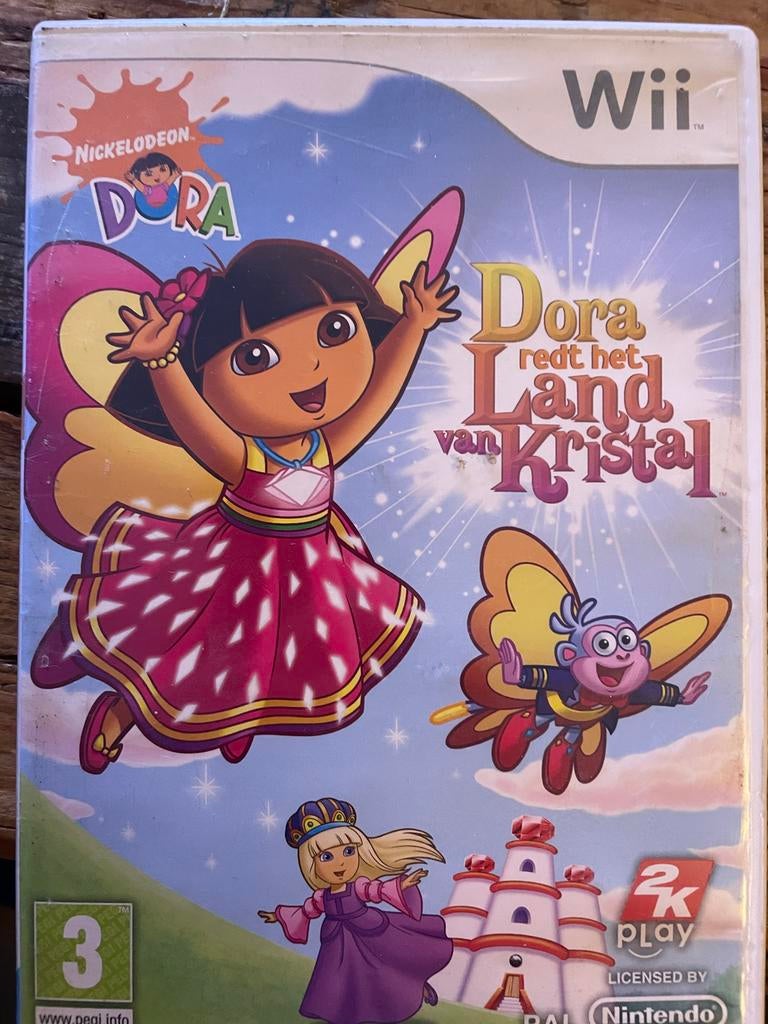 Wii Games: Dora Redt het Land van Kristal & Mario Party 8, Avontuur en Actie, Gebruikt, Eén computer, Ophalen of Verzenden