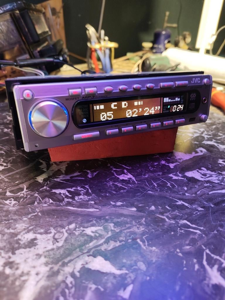 JVC *EQ* MP3 * collectors*- *8rca gold plated*Youngtimer*, Ophalen of Verzenden, Gebruikt