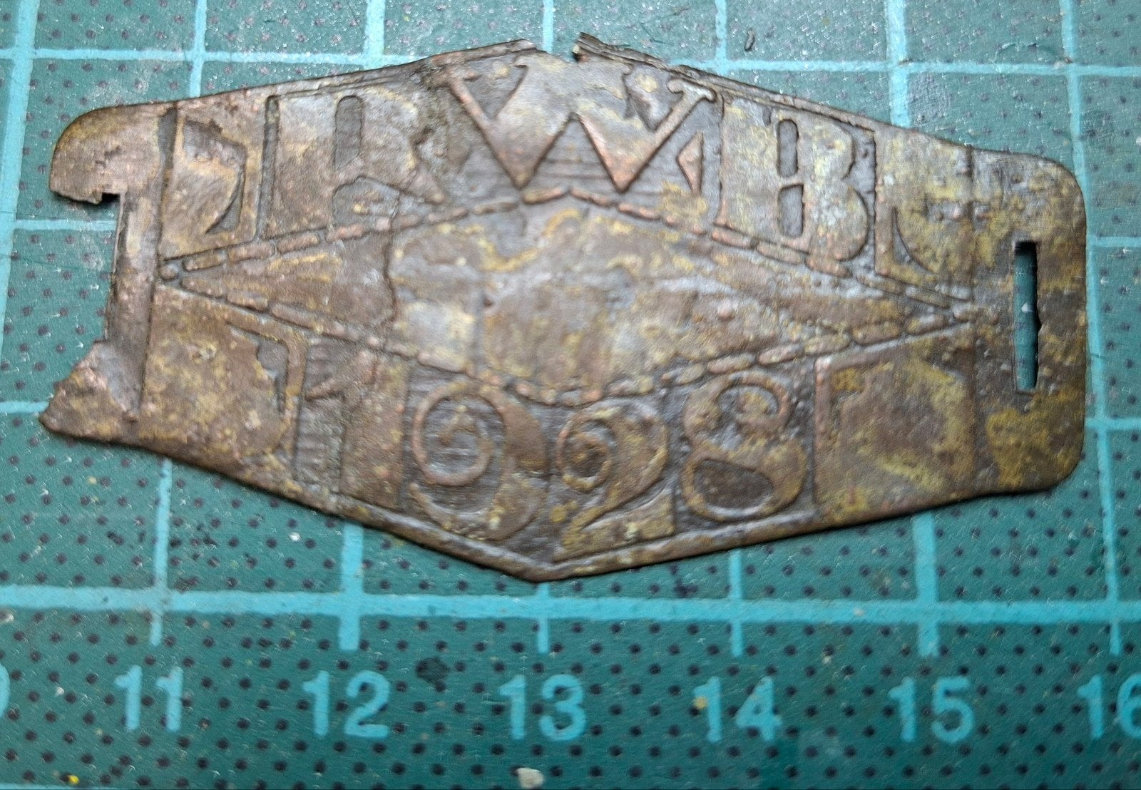 rijwielbelasting plaatje 1928, Ophalen of Verzenden