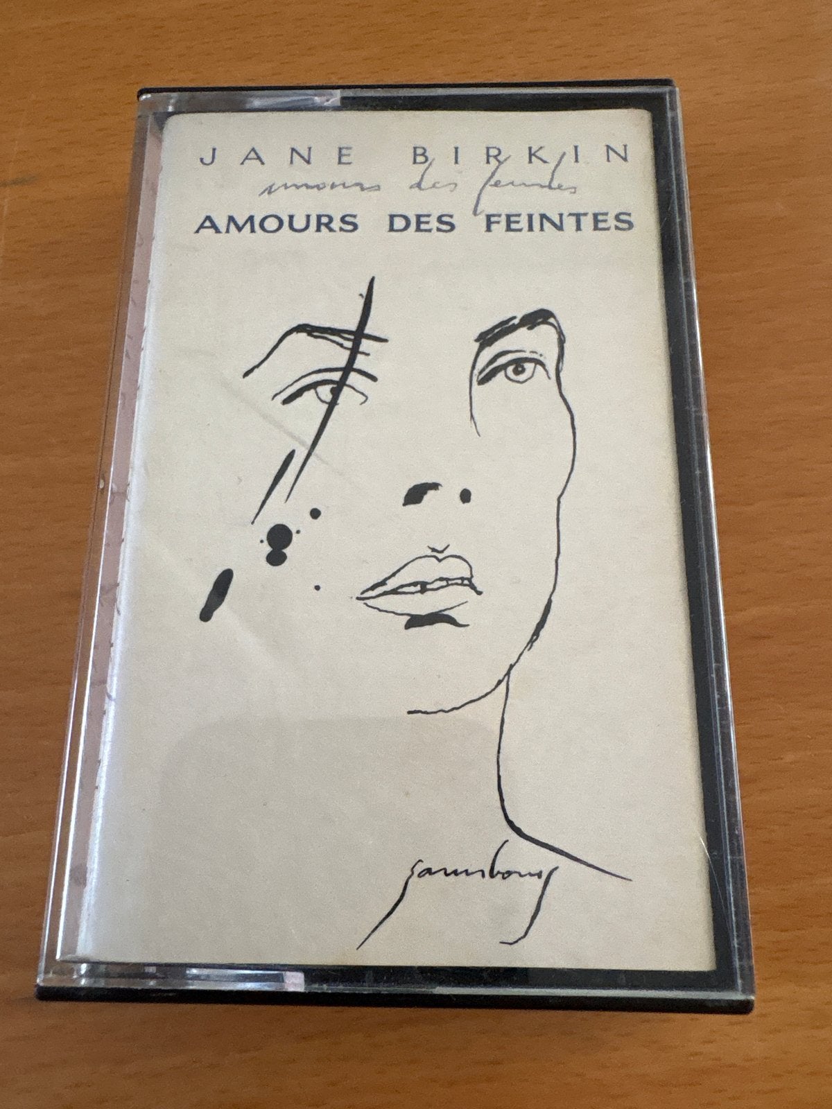 Jane Birkin - Amours des Feintes muziek Cassette 10 tracks, Cd's en Dvd's, Gebruikt, Ducoso, 1 bandje, Ophalen of Verzenden