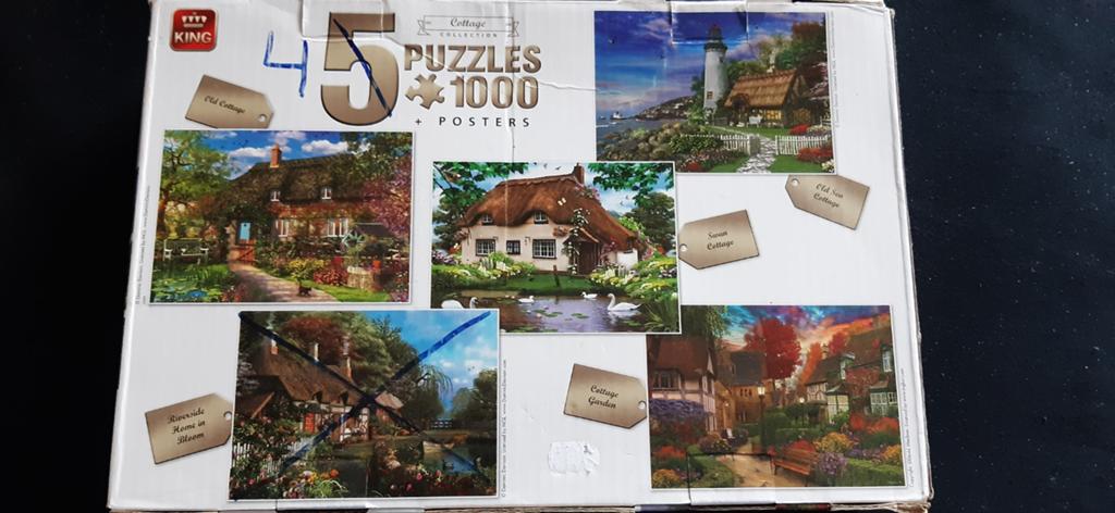 Legpuzzels  1000 stukjes, Hobby en Vrije tijd, Ophalen of Verzenden, 500 t/m 1500 stukjes, Gebruikt, Legpuzzel
