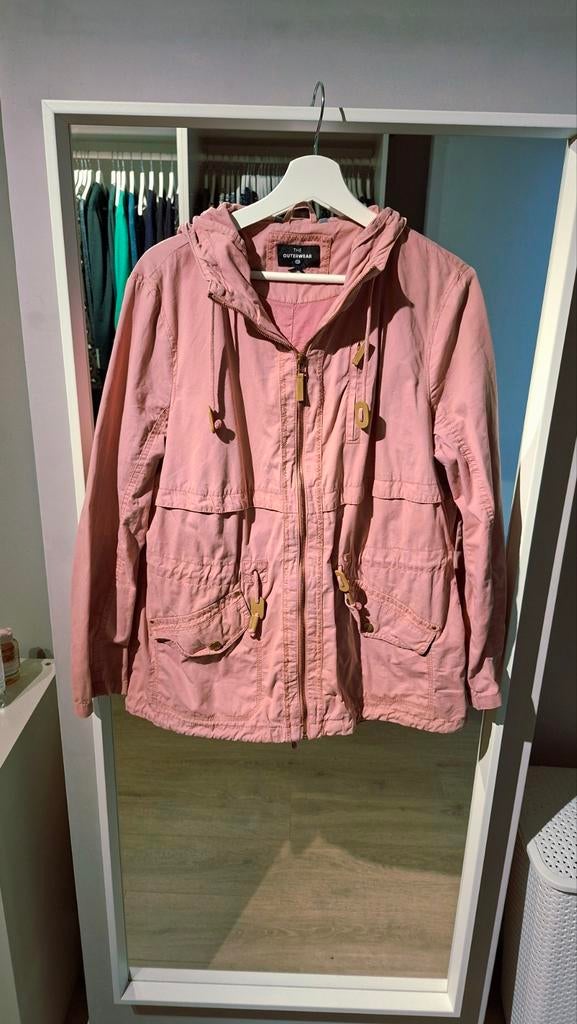 Roze zomerjas maat XL, Kleding | Dames, Jassen | Zomer, Ophalen of Verzenden, Nieuw, Maat 46/48 (XL) of groter, Roze