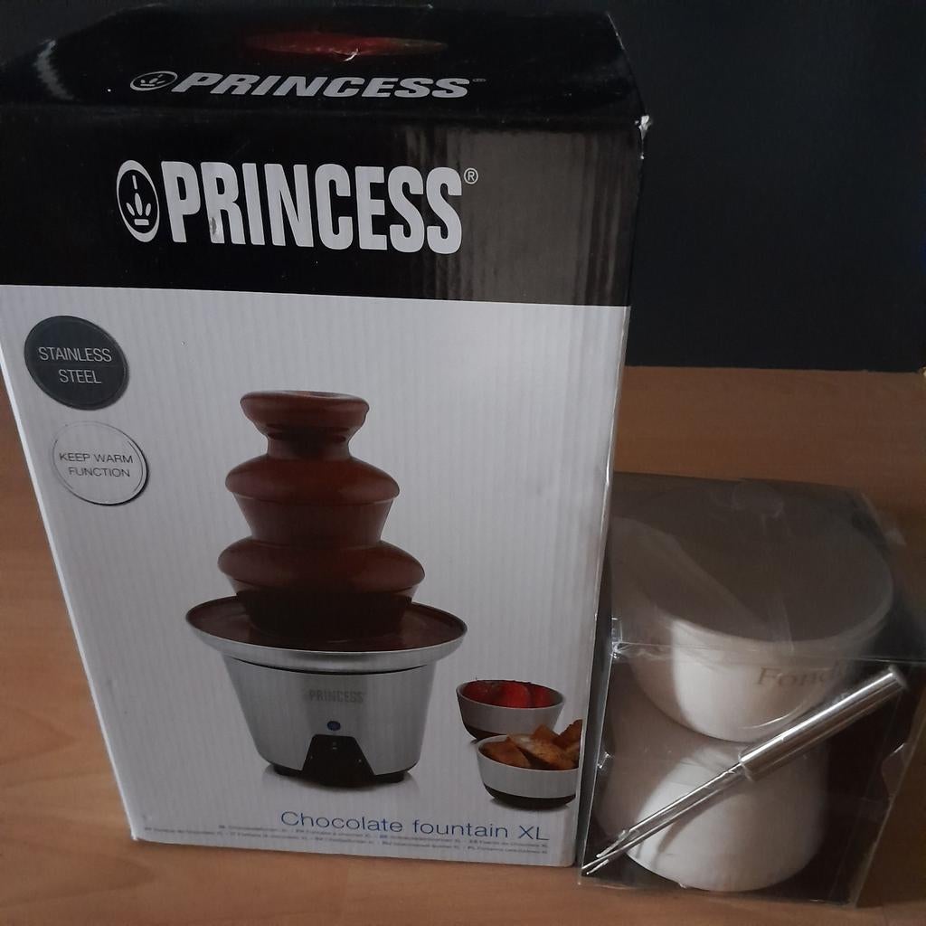 Chocolade Fontein   en Fondue Set - Nieuw in verpakking, Ophalen of Verzenden, Nieuw, 4 t/m 7 personen