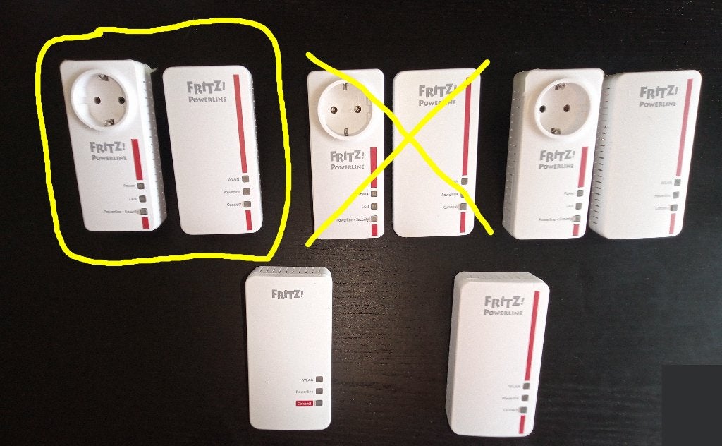 Fritz! Powerline Set 1, Ophalen, Gebruikt, FRITZ!