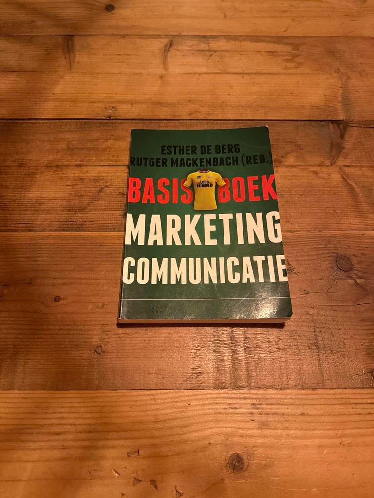 Basisboek Marketingcommunicatie, Boeken, Ophalen of Verzenden, Gelezen, Economie en Marketing