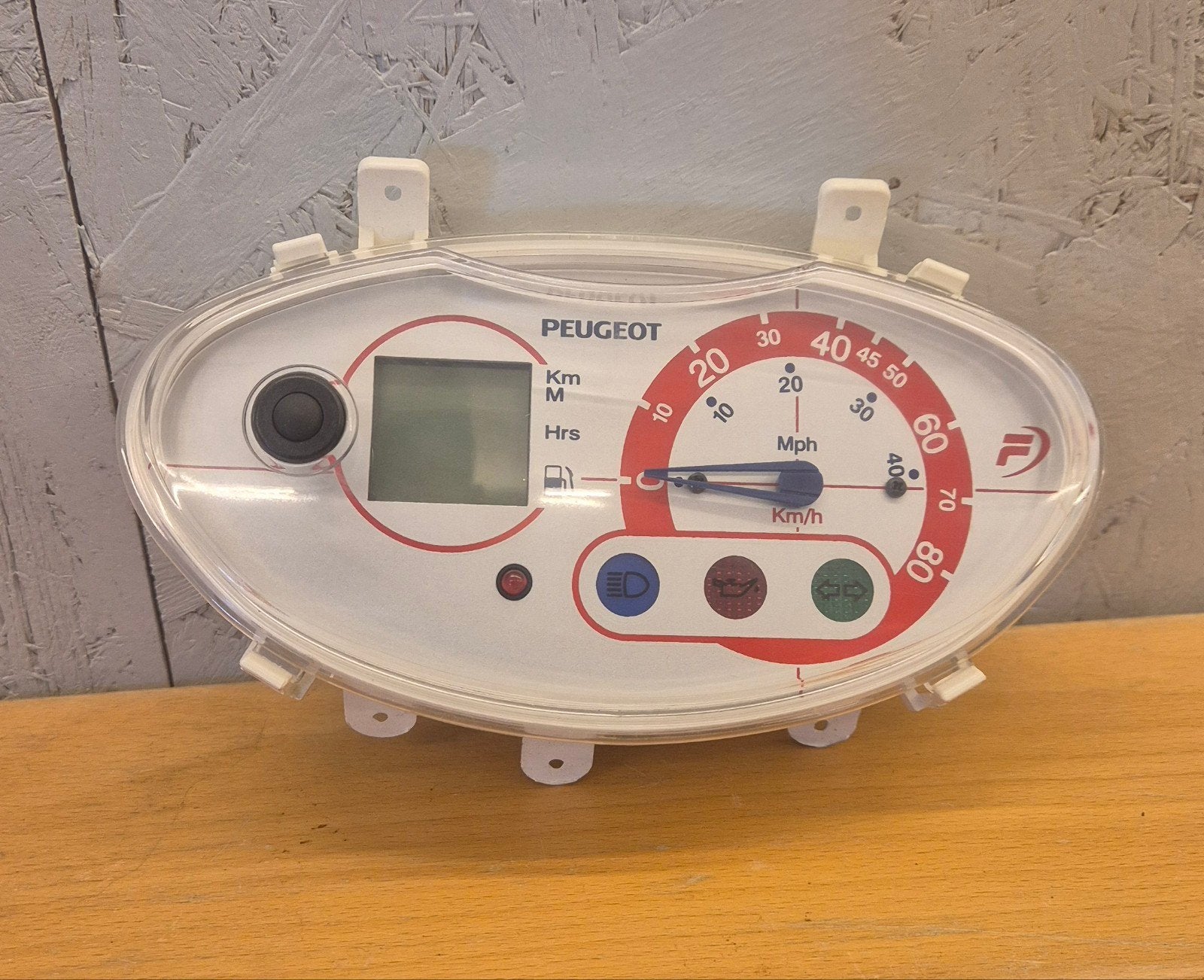 Peugeot Kisbee 50 Tellerhuis Dashboard Tellerunit Origineel, Gebruikt, Overige typen, Ophalen of Verzenden, N.v.t