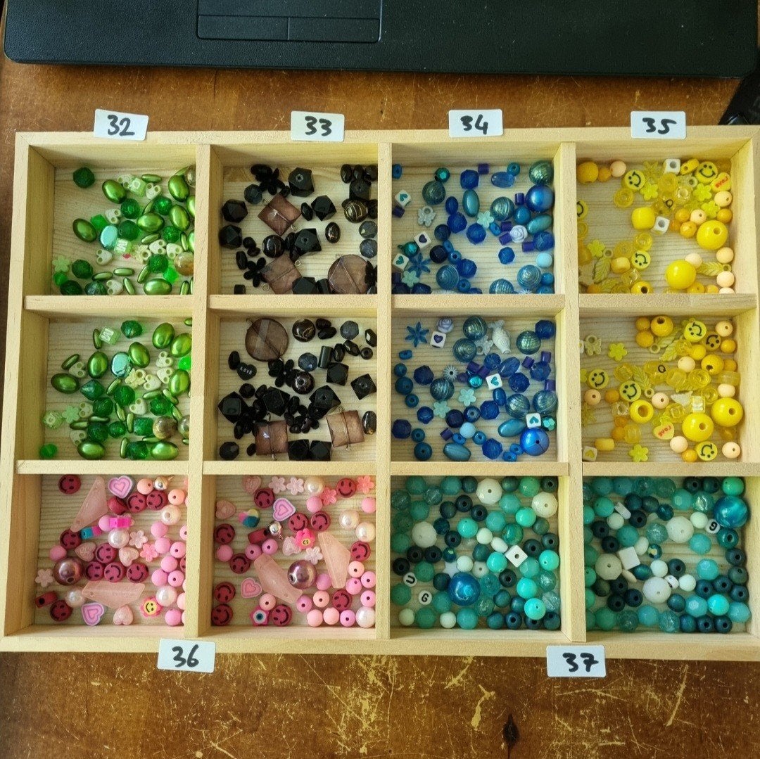 Kralensets setjes kralen acryl hout metaal polymeer beads, Verzenden, Kraal