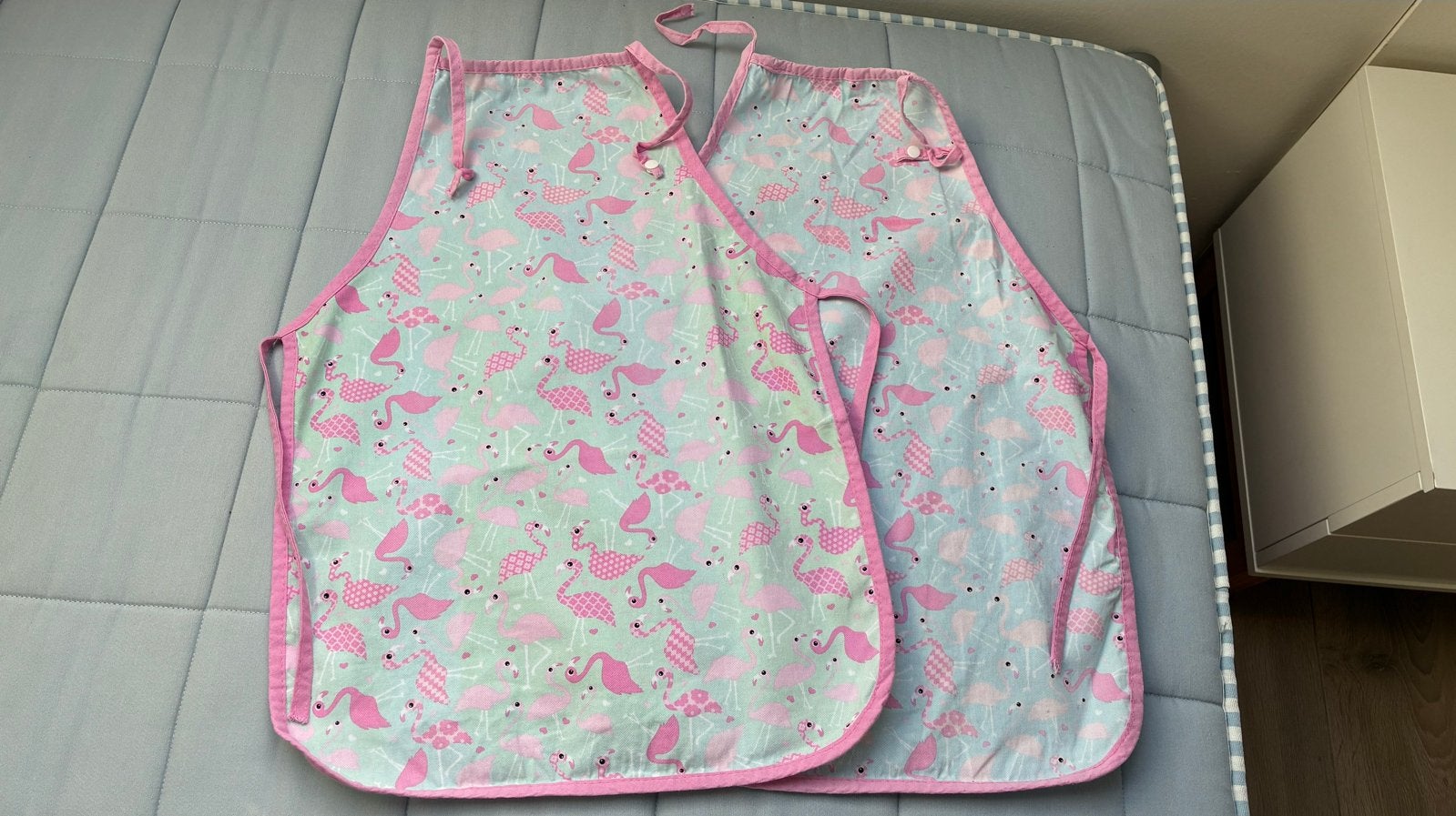 Flamingo Schorten Set - 2 stuks voor Kinderen, Ophalen of Verzenden, Gebruikt, Meisje