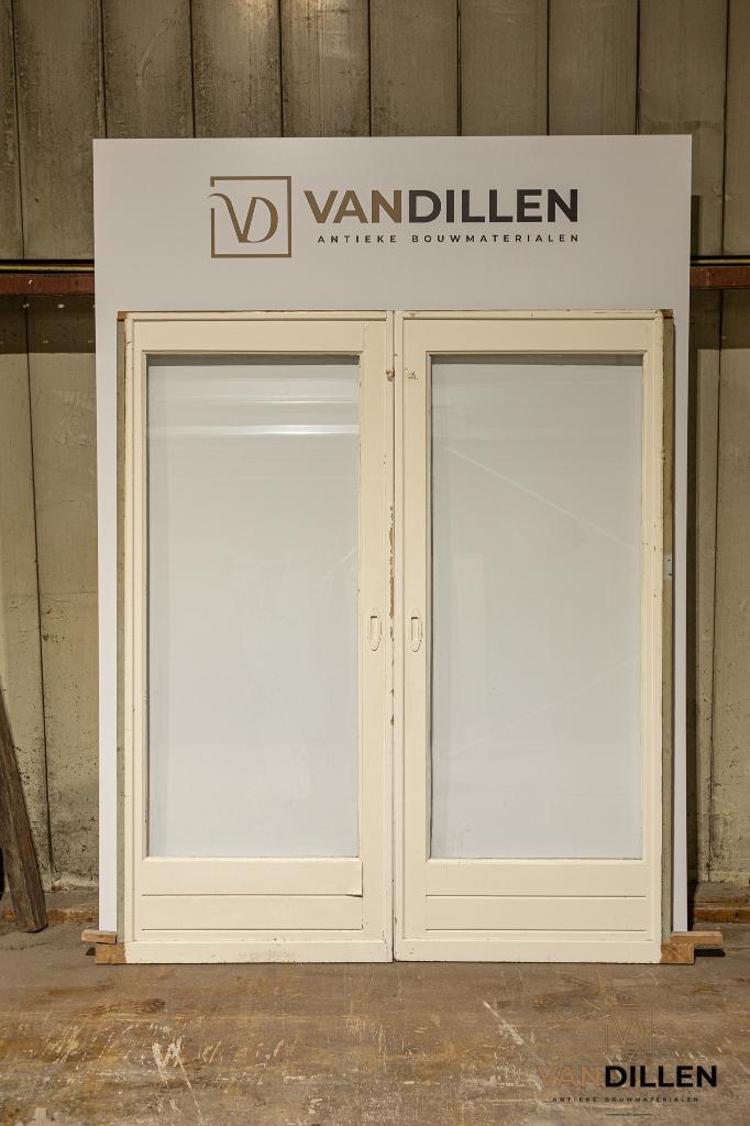 Oude ensuite schuifdeuren blankglas top staat, Doe-het-zelf en Verbouw, Deuren en Horren, 120 cm of meer, Binnendeur, Ophalen of Verzenden