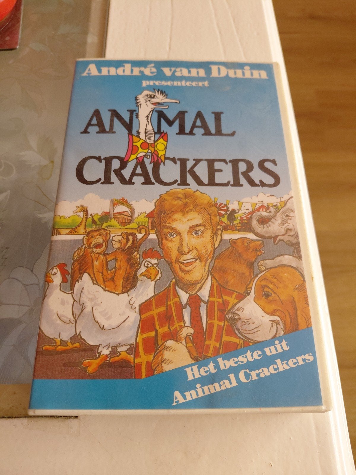 André van Duin Animal Crackers videoband CNR., Alle leeftijden, Ophalen of Verzenden, Gebruikt, Komedie