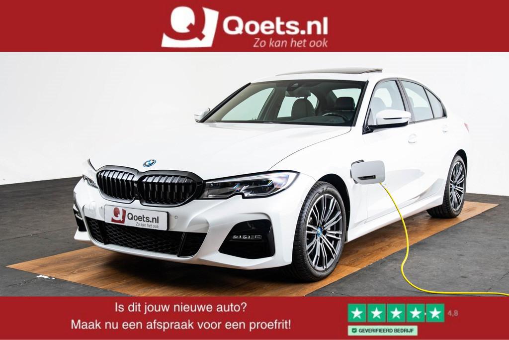 BMW 3-serie 330e M Sport - schuif/kanteldak - Head up - Elek, Gebruikt, 4 cilinders, Wit, Bedrijf