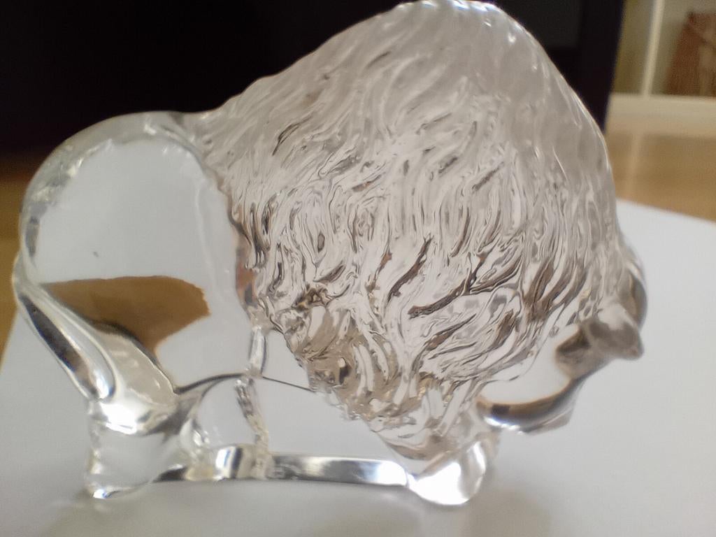 RCR Crystal Buffalo beeldje., Ophalen of Verzenden, Zo goed als nieuw, Dier