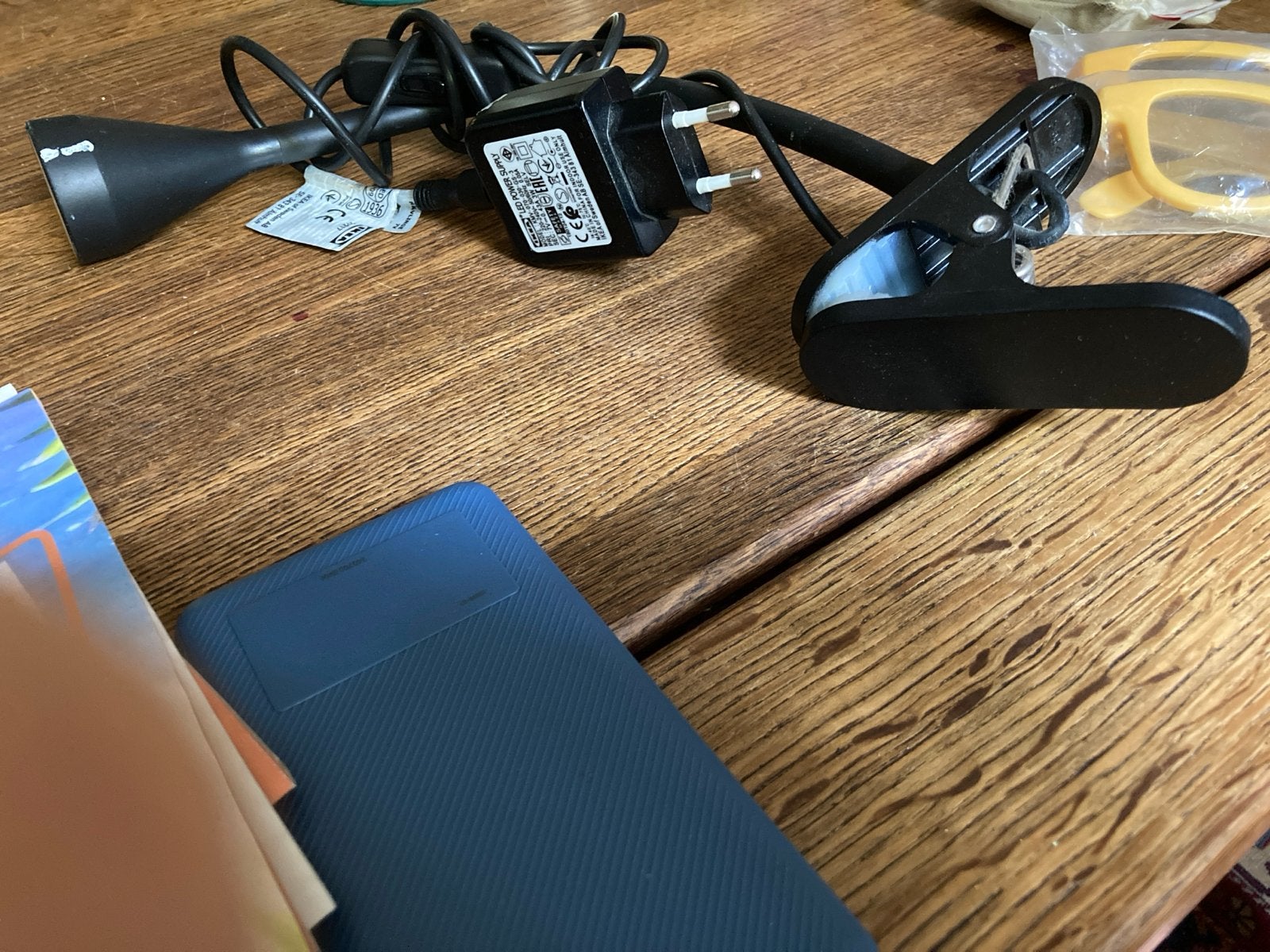 Zwarte IKEA SPANST LED-klemlamp - Flexibel en Compact, Kunststof, Zwart, Zo goed als nieuw, Modern